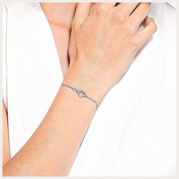 Infinity Heart Jewelry Collection, Necklaces and Bracelets, Bracelet - Picture 6 of 7